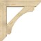 Ekena Millwork Legacy Slat Rough Sawn Bracket w/ Offset Brace, Douglas Fir, 8"W x 38"D x 38"H BKT0806X38X38LEC06RDF - alternate 4